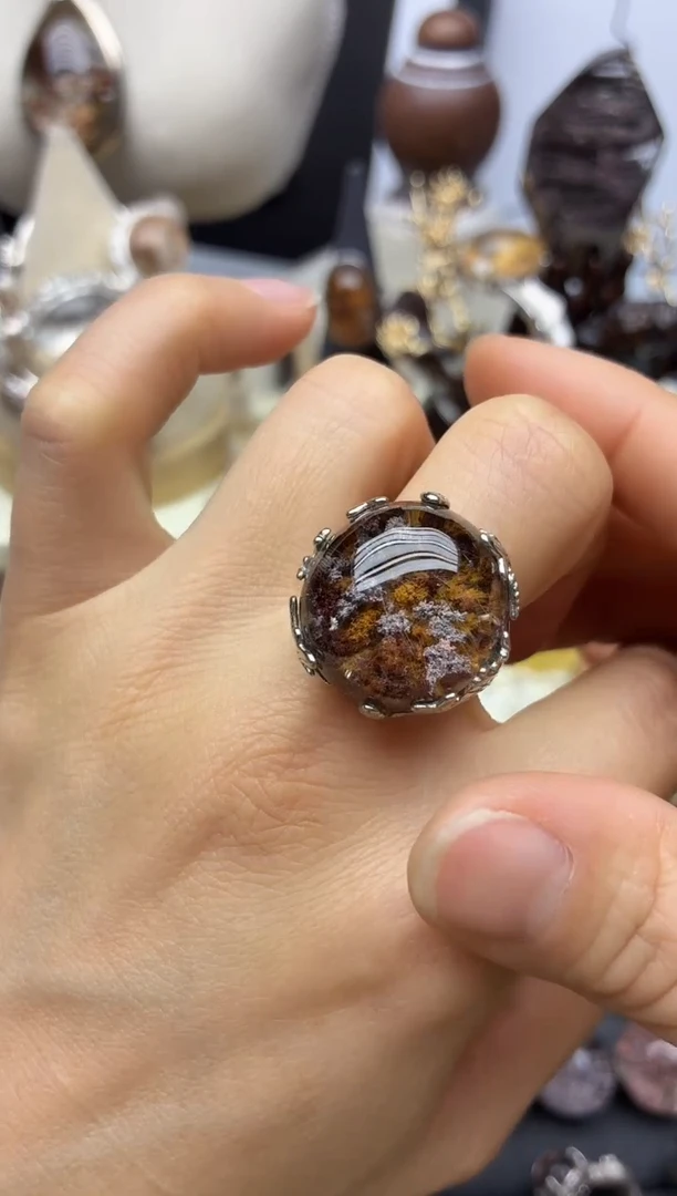 银S925镶嵌珠宝半成品水晶定制定制