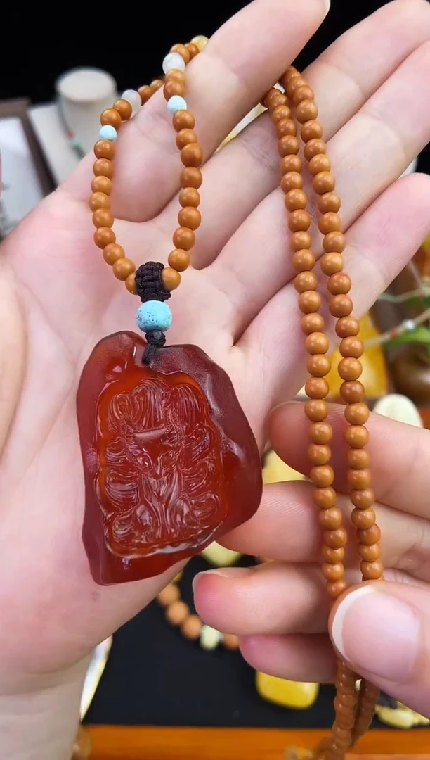 琥珀未镶嵌珠宝奇石柒月