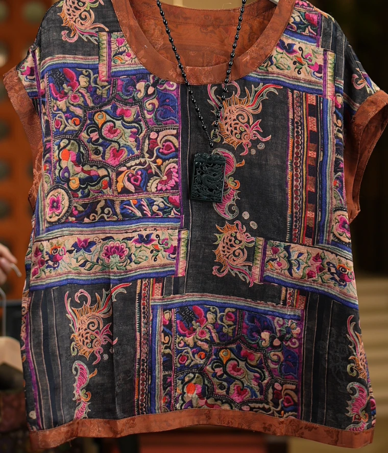 花想容<<达人专属>>1297奢华高级大气复古上衣