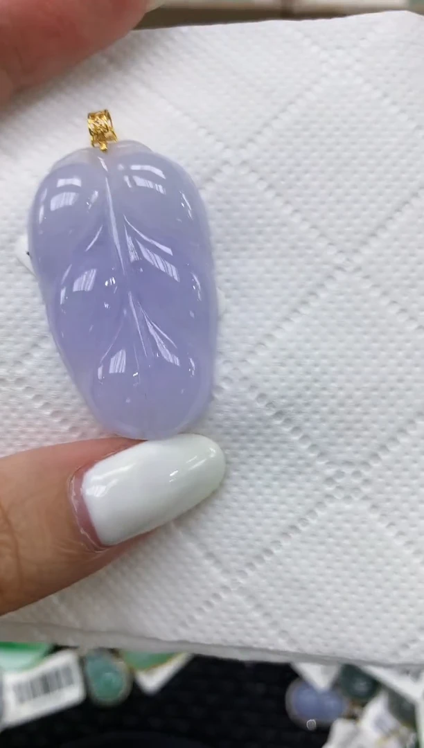 颈饰18K金镶嵌翡翠11111111111