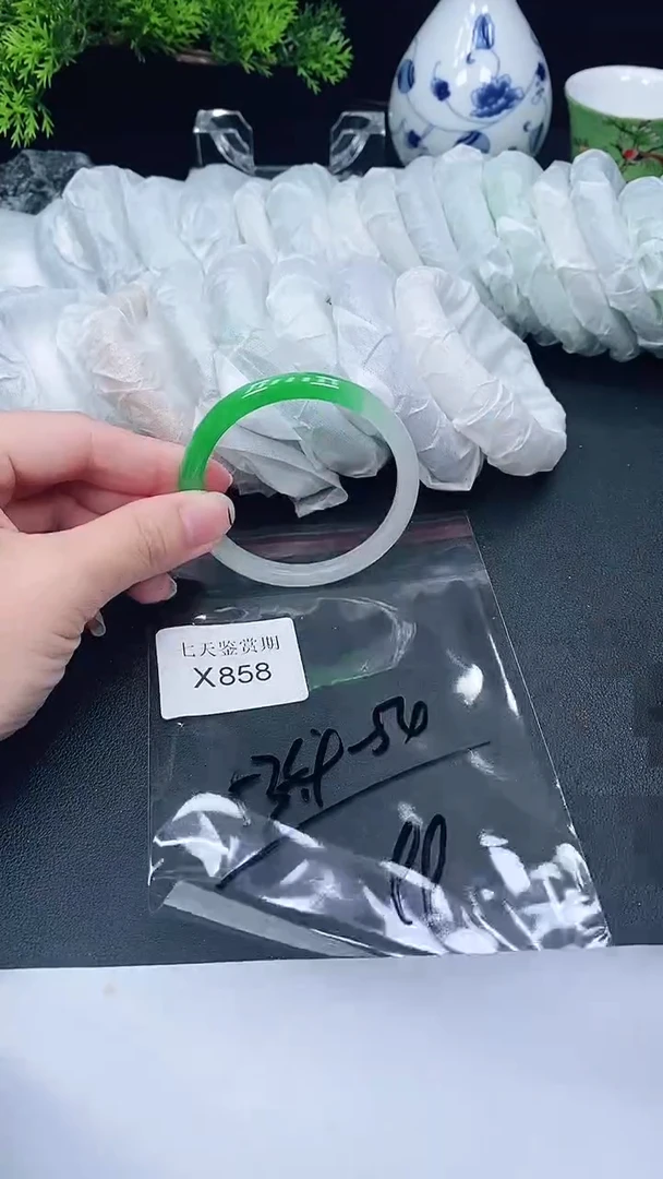 未镶嵌手镯翡翠858