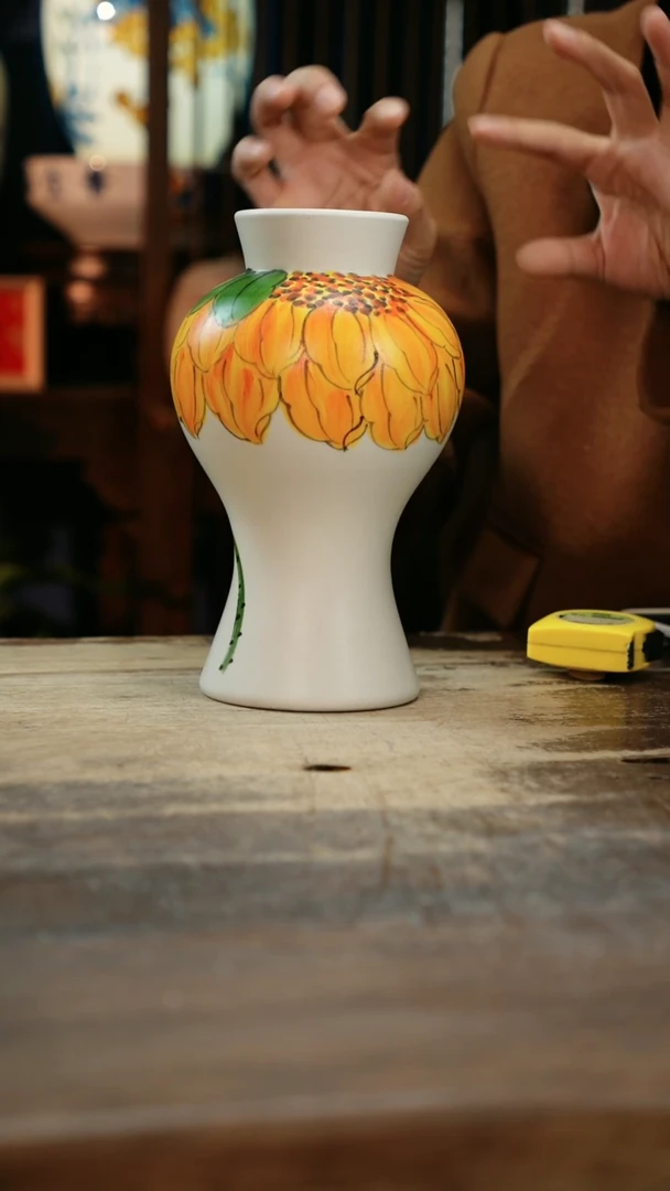 【闪购商品】瓷片景德镇纯手工釉下彩精品花瓶