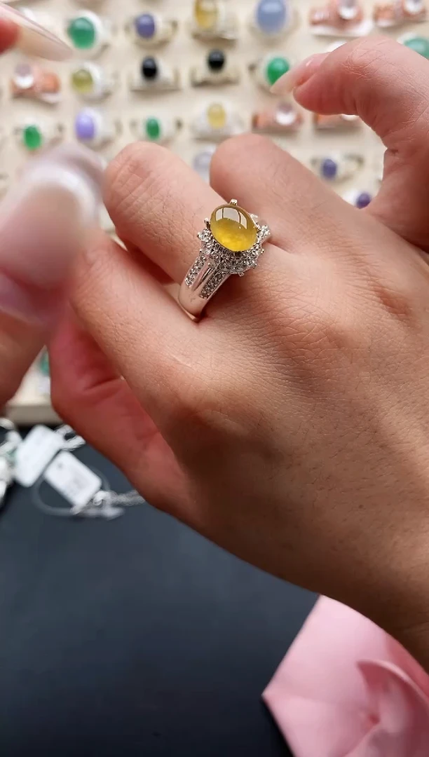 未镶嵌戒指翡翠缅甸天然A货翡翠22  1 -3