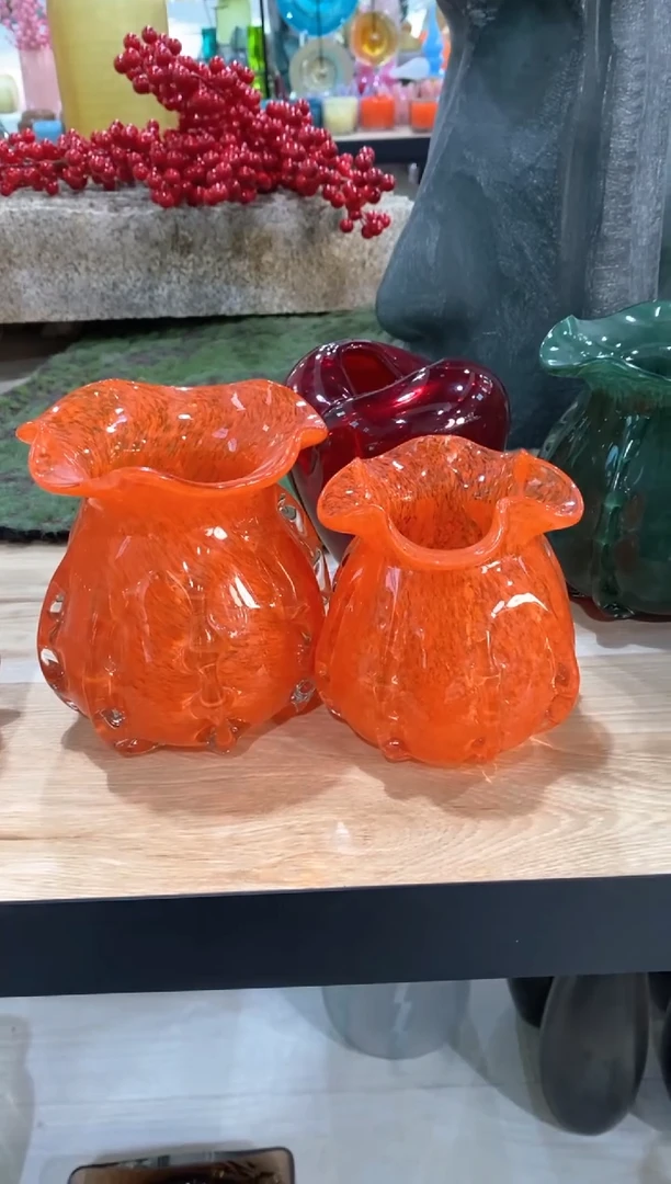 【闪购商品】琉璃慕忆家花瓶一对