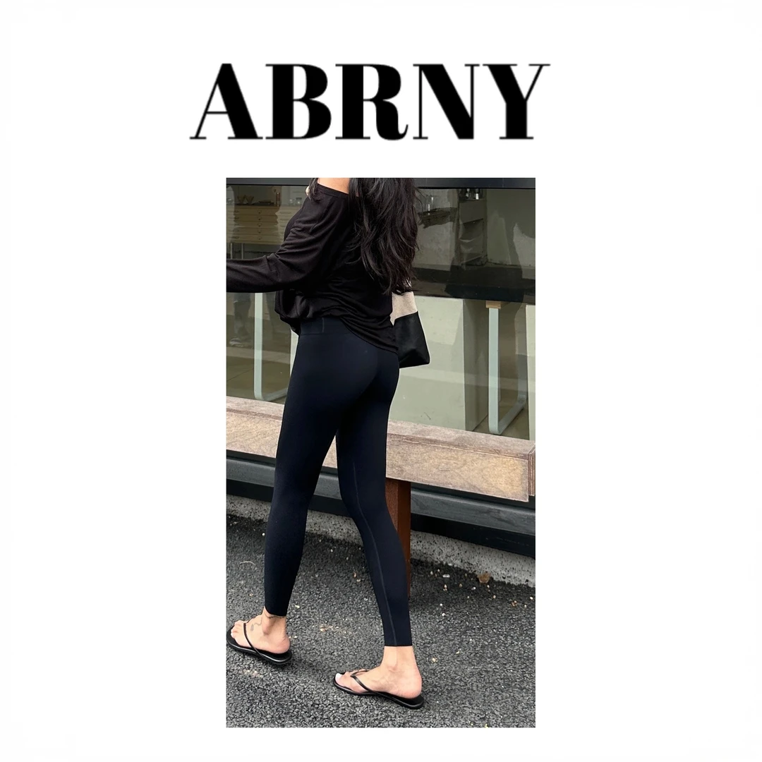 许小黑【瑜伽裤】薄款无尴尬线高弹力高腰瑜伽运动裤提臀紧身裤6529