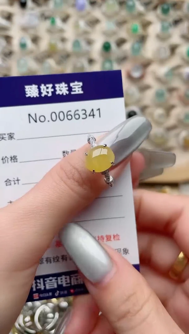 【闪购商品】翡翠戒指银S925镶嵌·