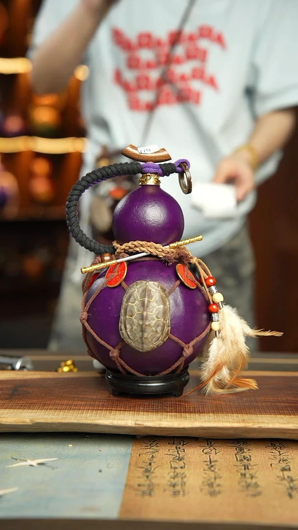 77号800ml左右非遗大漆酒葫芦