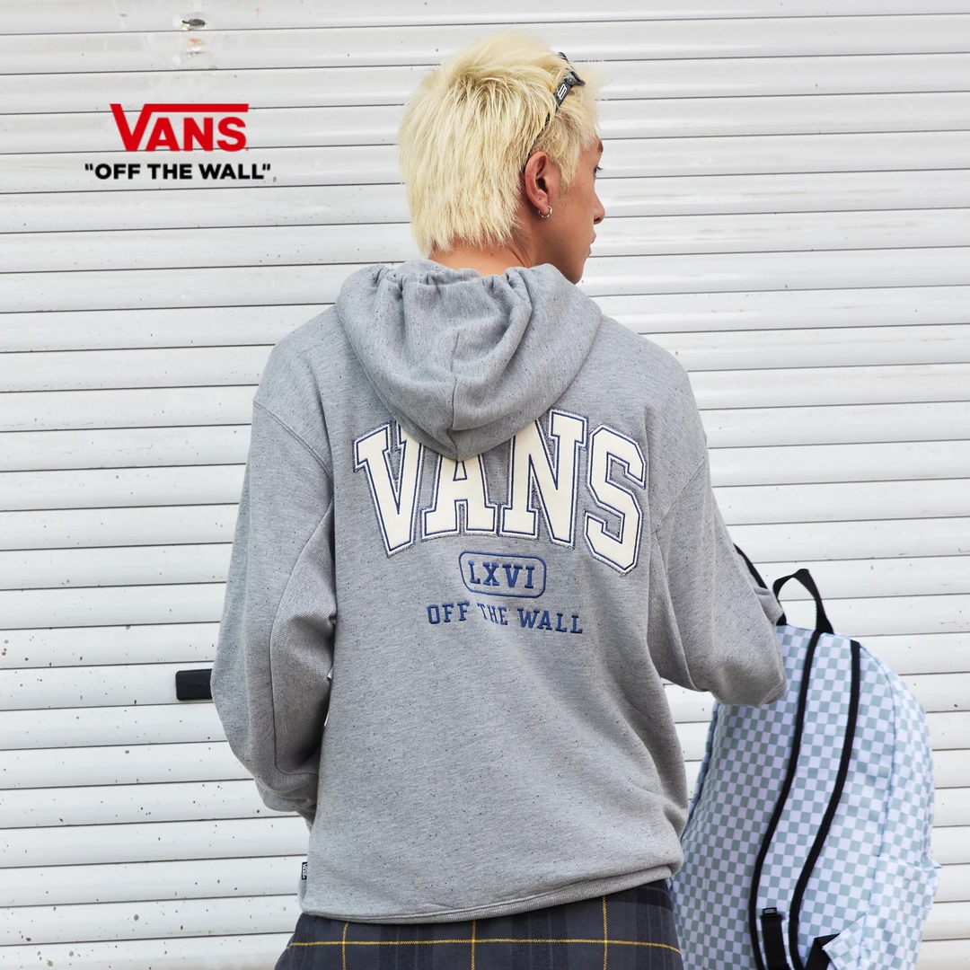 Vans范斯官方 男女情侣连帽休闲卫衣起球点点运动休闲QN4HTG