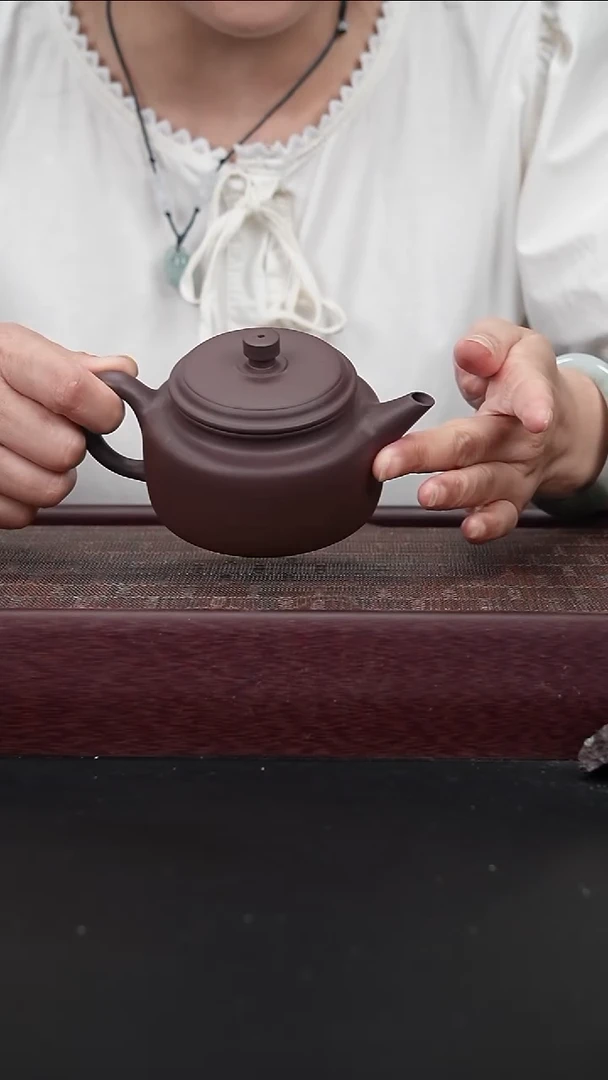 茶壶紫砂fb紫泥德钟200CC