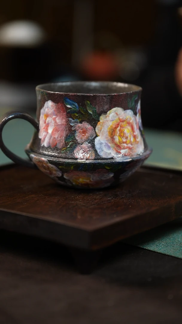 纯手绘大容量主人杯