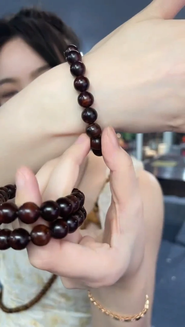 黄花梨/降香黄檀手串/手链海黄1.0帝王紫hhl214