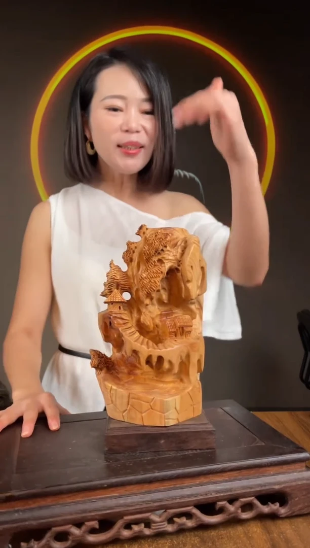 柏木（崖柏）手工摆件,先抢先得! 编号:201