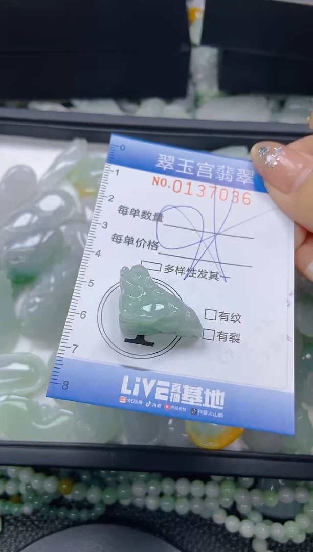 翡翠未镶嵌颈饰闪购0137036