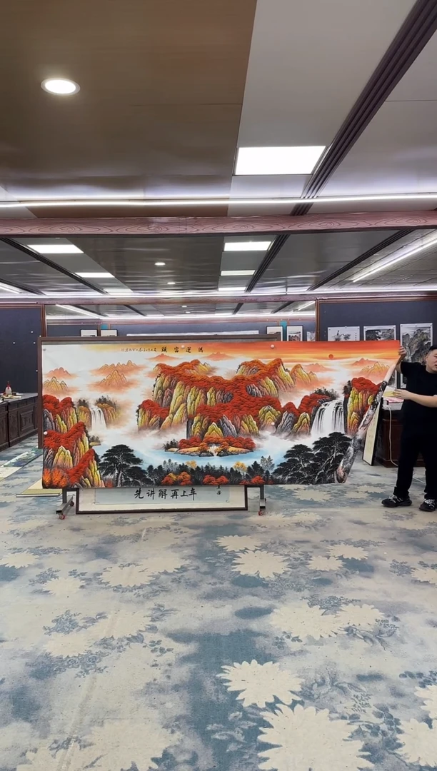 国画W-刘雪红-大丈二-山水国画