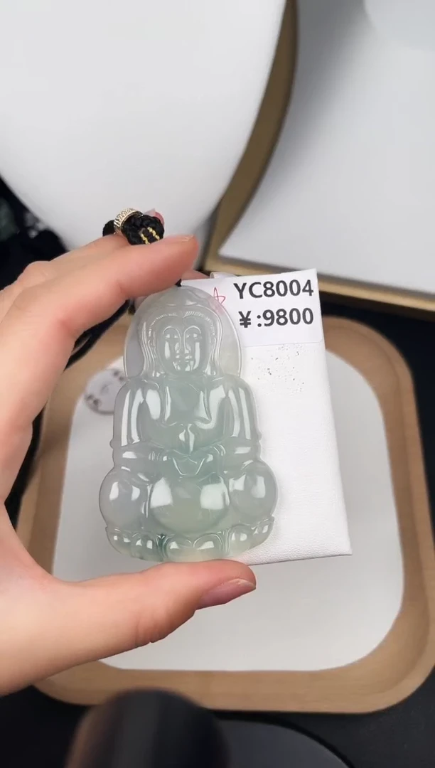 颈饰未镶嵌翡翠翡翠YC8004孤品观音