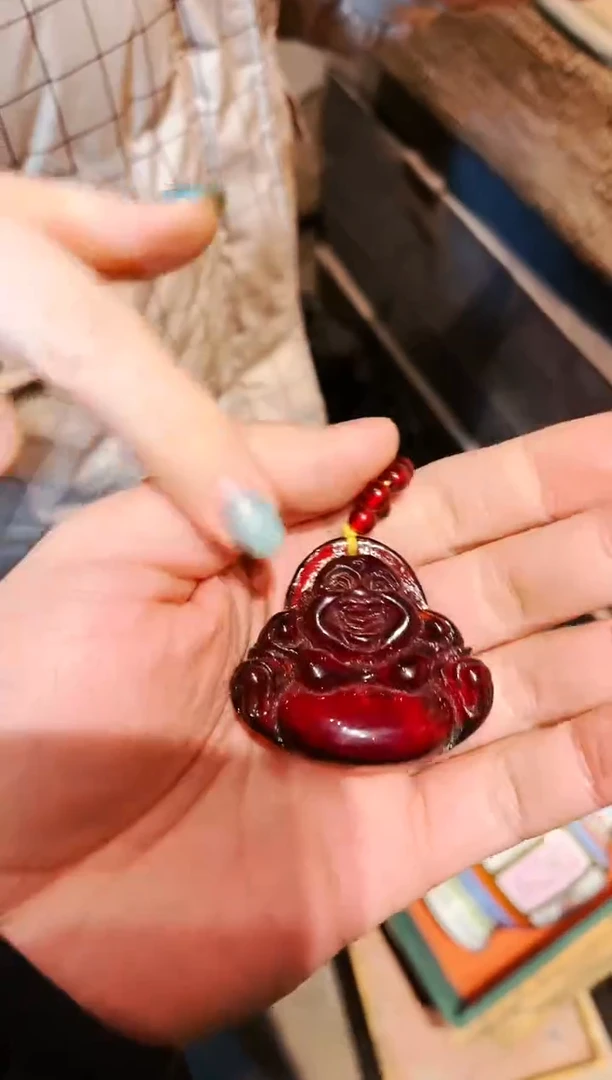 【闪购商品】血珀颈饰未镶嵌七七优选精品链接24