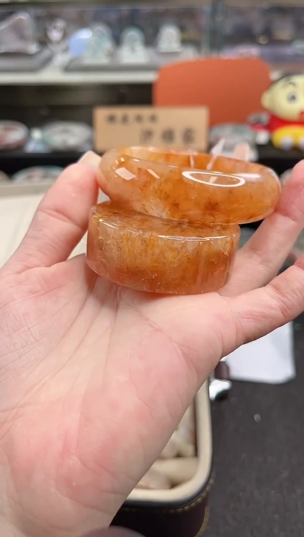 未镶嵌手镯石英质玉54圈口（赠品镯心）6751694