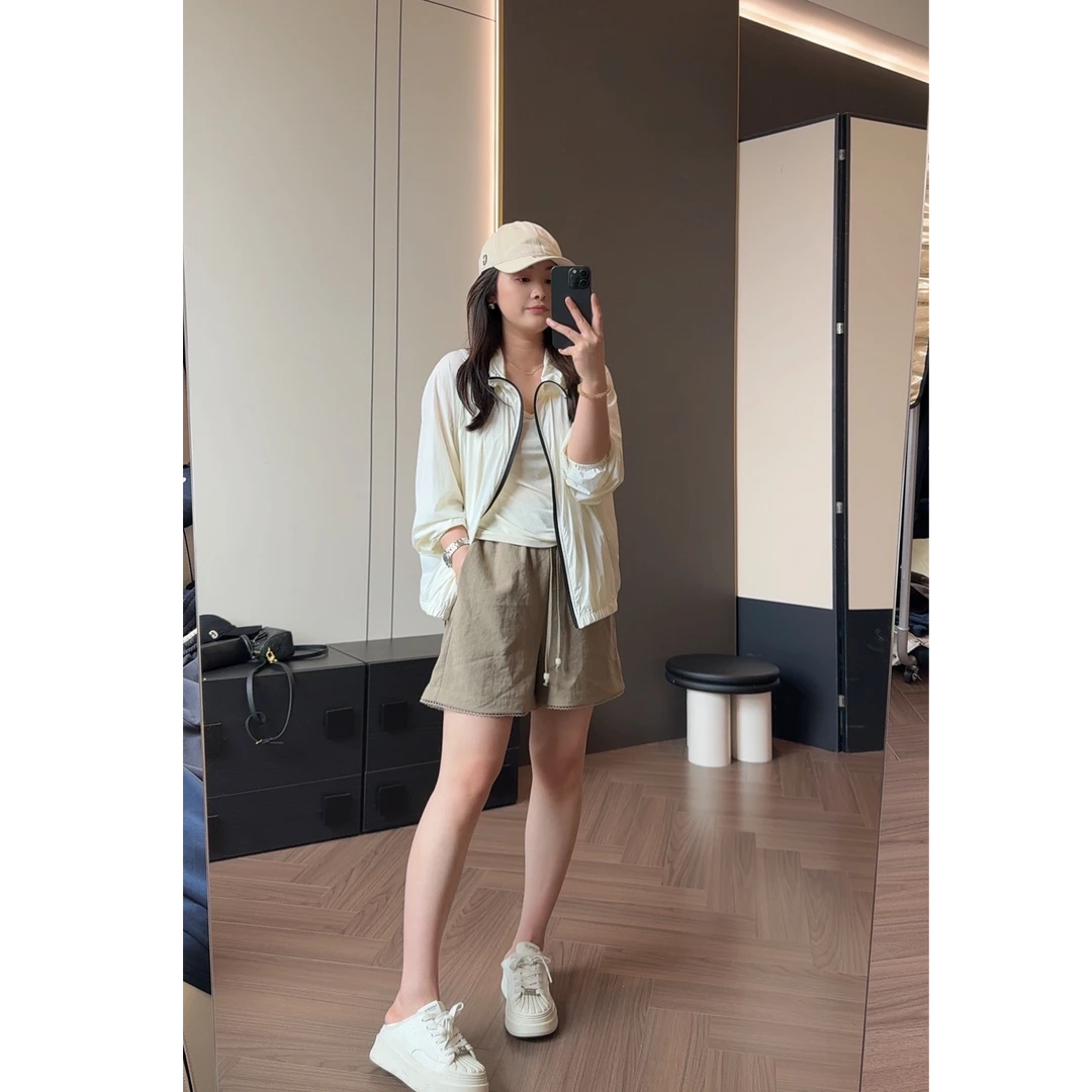 SANMI/叁米  连帽拉链防晒外套（防晒指数50） 2524