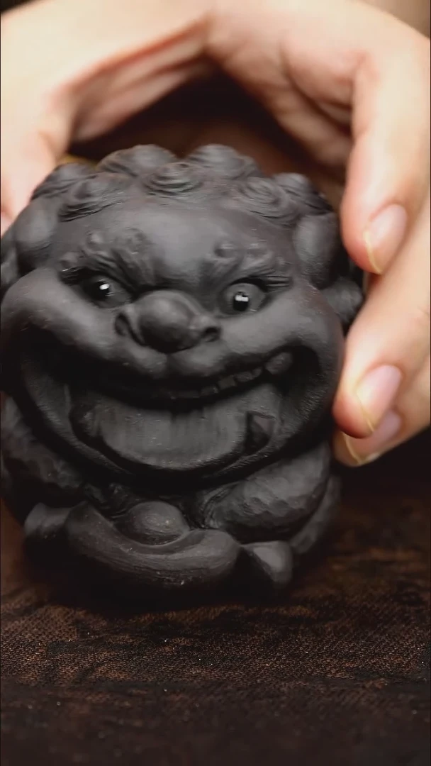 紫砂茶宠紫砂狮子