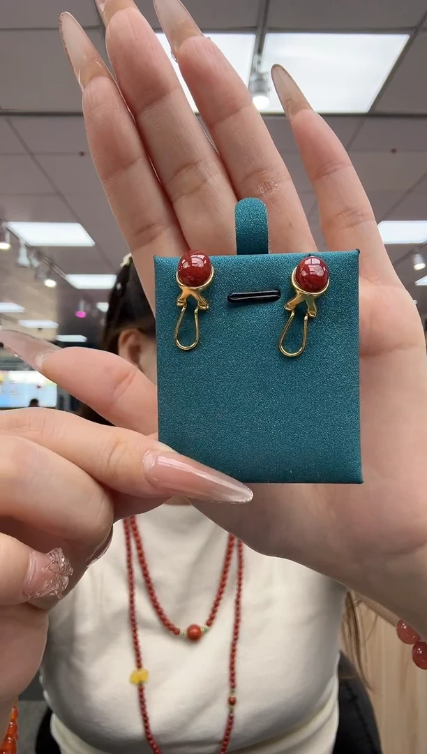 未镶嵌耳饰南红玛瑙9.13-（多样式）92200840