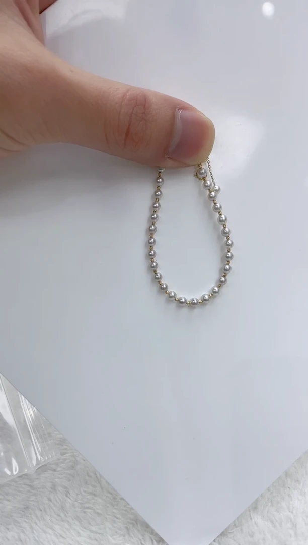 【闪购商品】海水珍珠手链18K金镶嵌海水珍珠手链