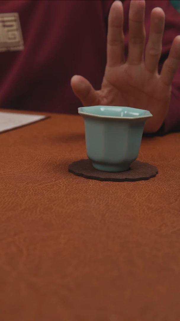 【闪购商品】杯汝州原产地原矿釉仿古八方杯