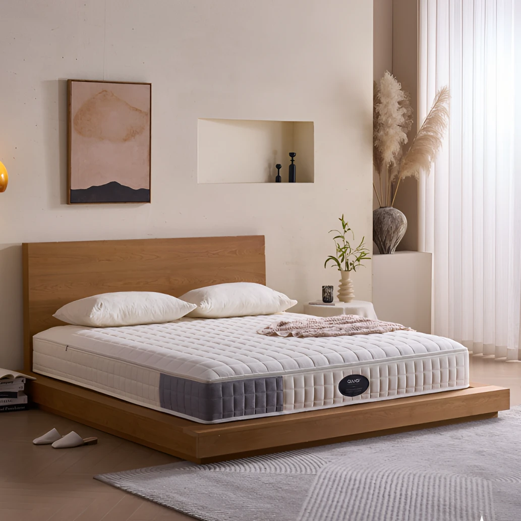 席梦思华夫格酷布独立弹簧两用可拆透气1.8米双人支撑护脊床垫