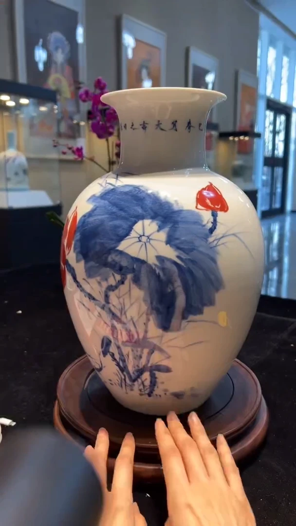 其他瓷崔景哲-瓷器-C小-鸿运当头