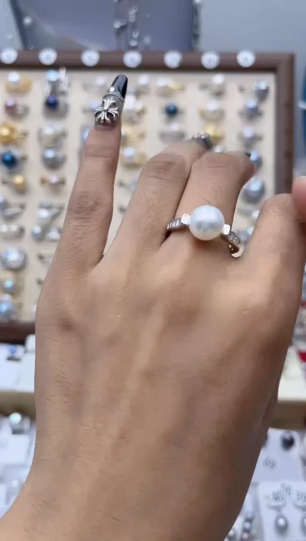 【闪购商品】淡水珍珠戒指合金79