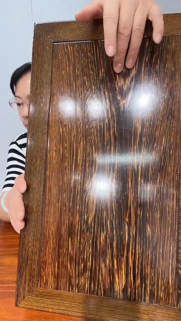 木鸡翅木长方底座50*30*12