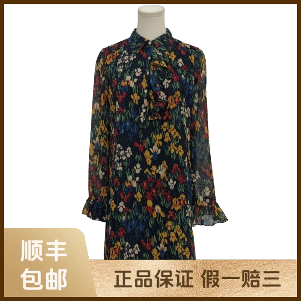 【一件9折】妃鱼/汤里柏琦/聚酯纤维/连衣裙/95新/s一零三一