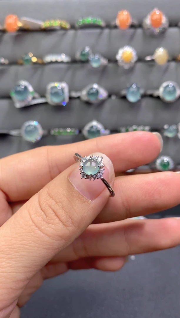 未镶嵌戒指翡翠翡翠A货