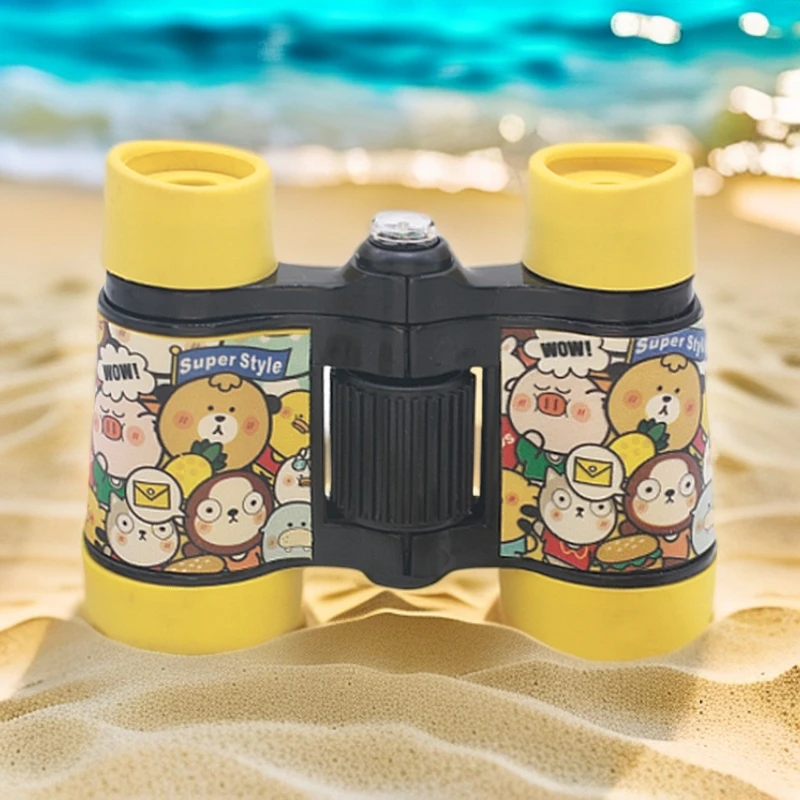 高清护眼儿童望远镜光学玻璃镜片便携双筒望远镜小学生探险实验用