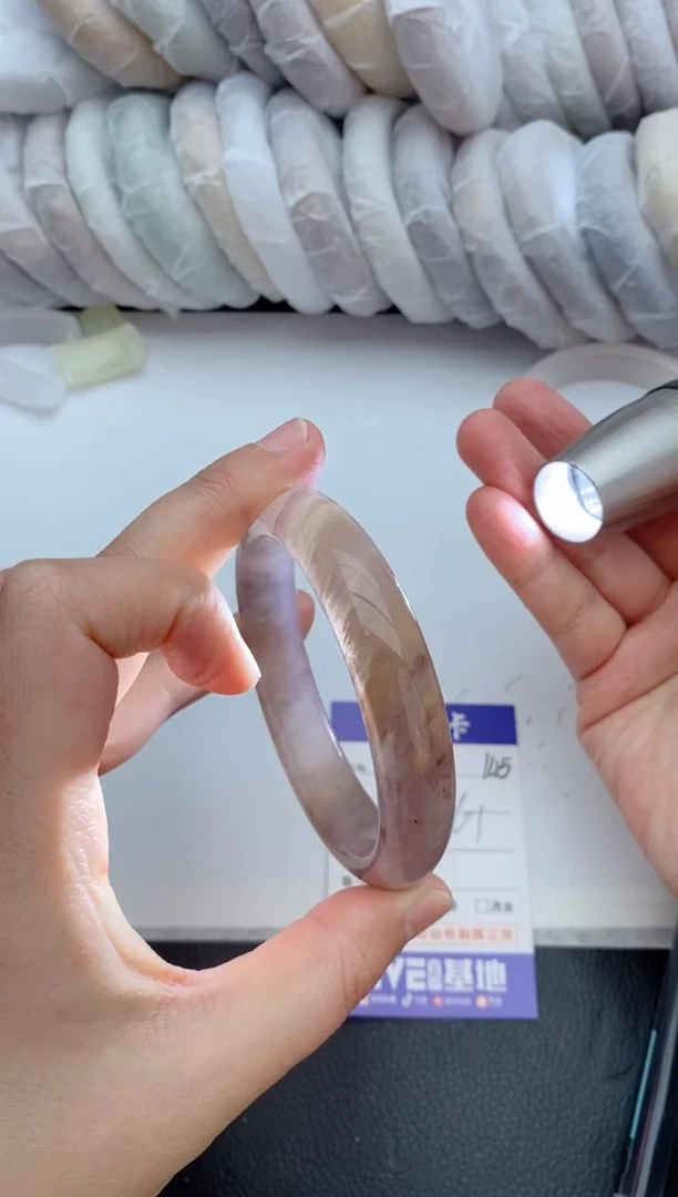 【闪购商品】石英质玉未镶嵌手镯145+60/61