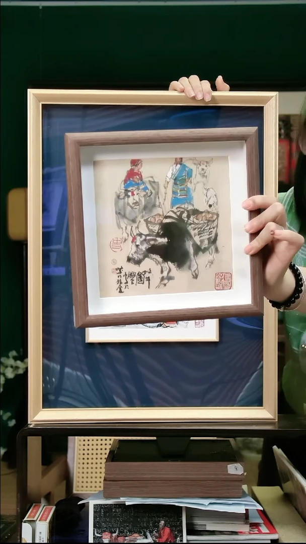 版画史国良《牛》生肖