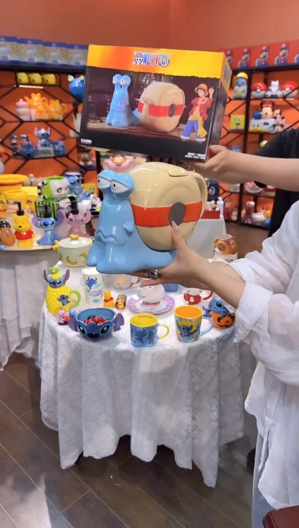 瓷片@@海贼王电话虫水壶（原盒）