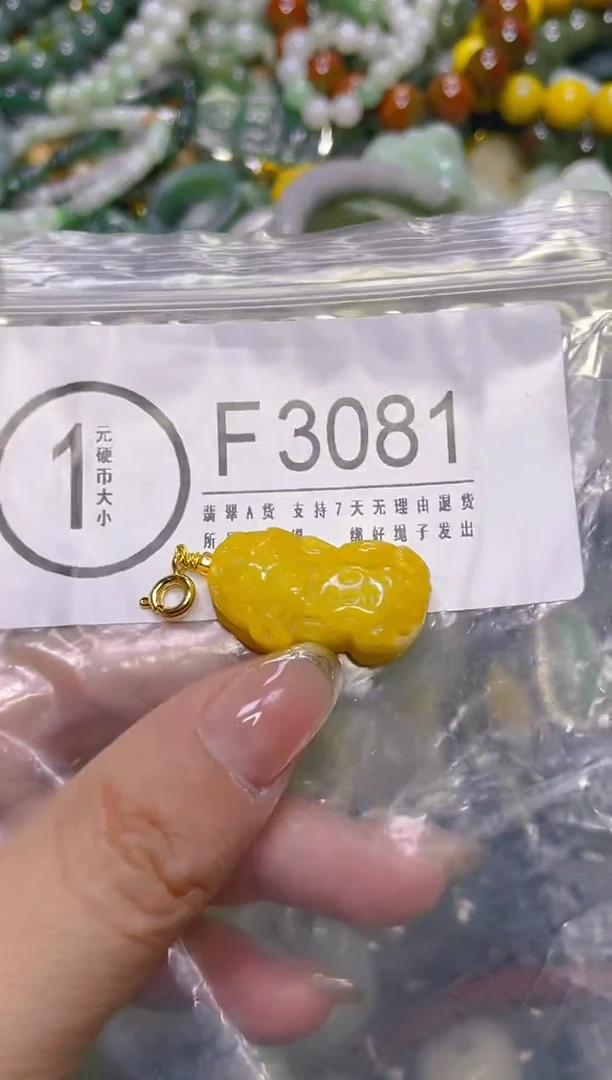 颈饰未镶嵌翡翠/F/翡翠A货，一件也是批发价