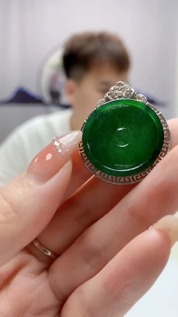 定制翡翠未镶嵌4868DD-毛货挂件78