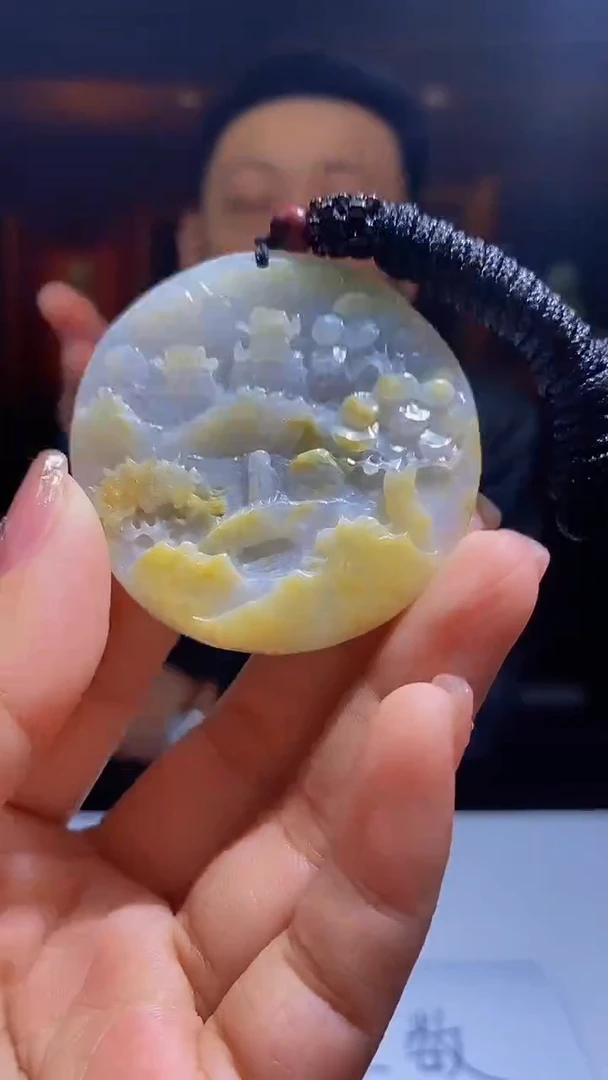 颈饰未镶嵌翡翠DD翡翠毛货HZ-04