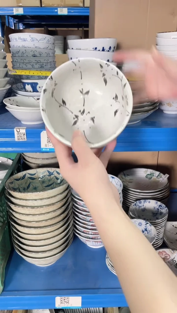 陶瓷白雪穂香5英寸碗 微瑕