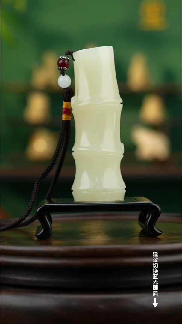 玉【节节高升】天然玉石手把件