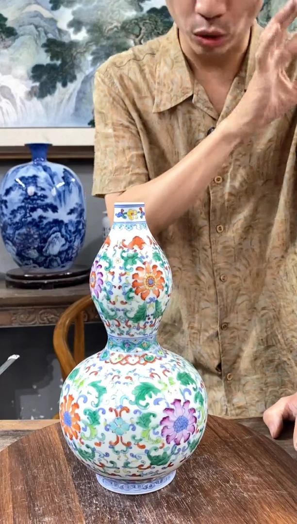 吴义松陶瓷联盟手绘陶瓷编号：5050