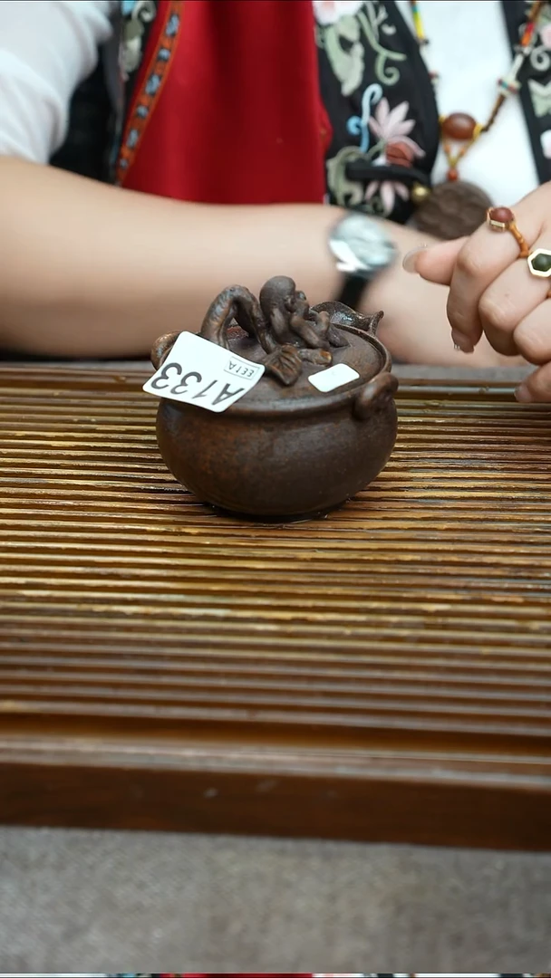万古烧粗陶手工茶具