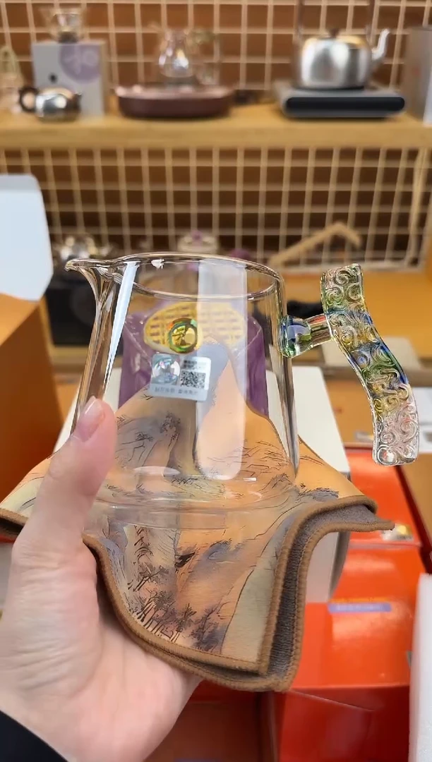 @@禾器幻彩文锦迷翠+茶巾千里江山