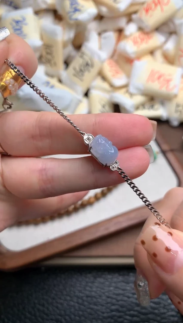 颈饰银S925镶嵌翡翠1