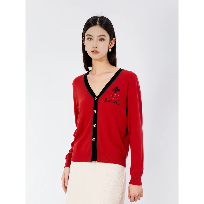 台湾品牌高端女装春夏新款时尚短外套 若5552E