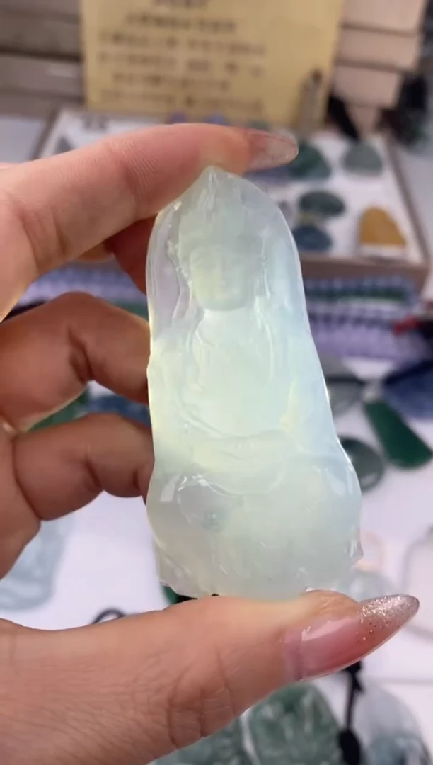 【闪购商品】翡翠吊坠(赠链)未镶嵌35789/静静聊翠