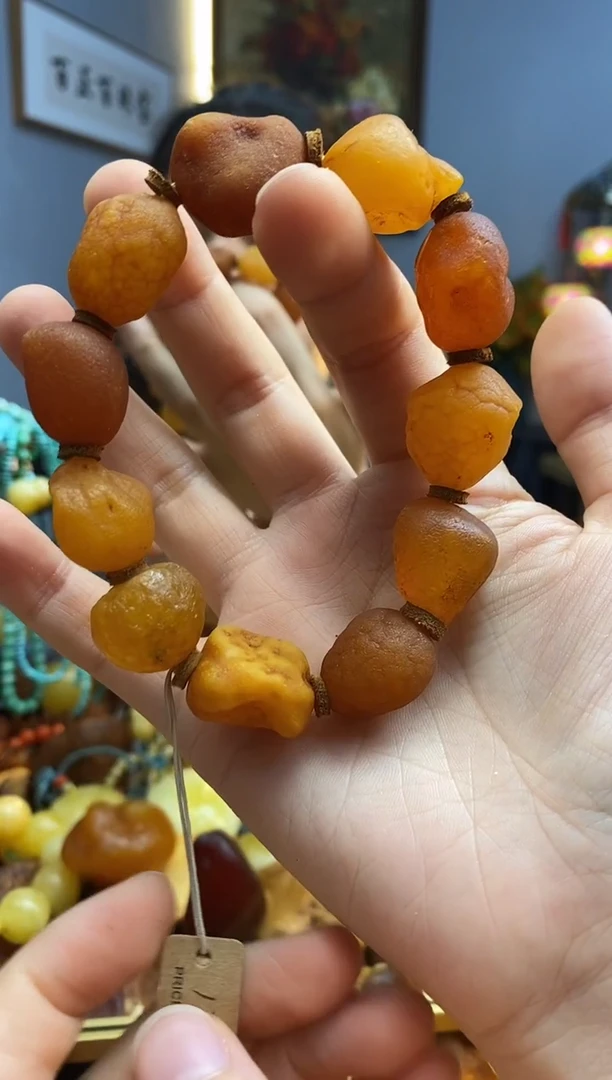未镶嵌琥珀手串手串