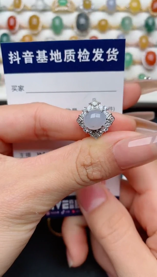 【闪购商品】翡翠戒指银S925镶嵌...........