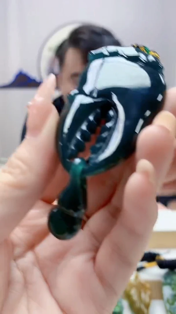 未镶嵌定制翡翠5060DD-毛货挂件80